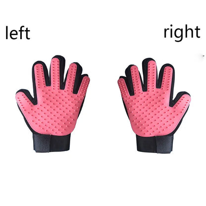 Pet Hair Glove Comb Pet Dog Cat Grooming Cleaning Glove Deshedding Hair Remover Massage Brush Animal Supplies Cat Accessories