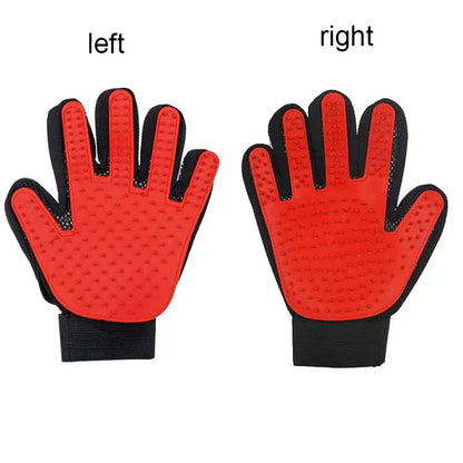 Pet Hair Glove Comb Pet Dog Cat Grooming Cleaning Glove Deshedding Hair Remover Massage Brush Animal Supplies Cat Accessories